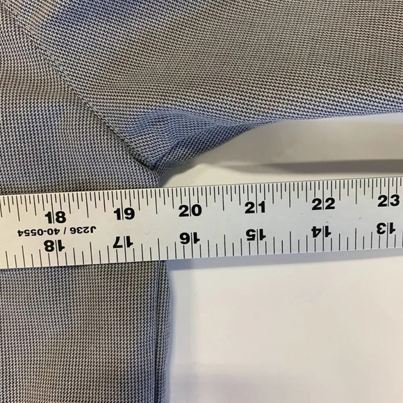 Banana Republic Men's Grey Micro Houndstooth Lightweight‎ Club Jacket Size S - Picture 10 of 11